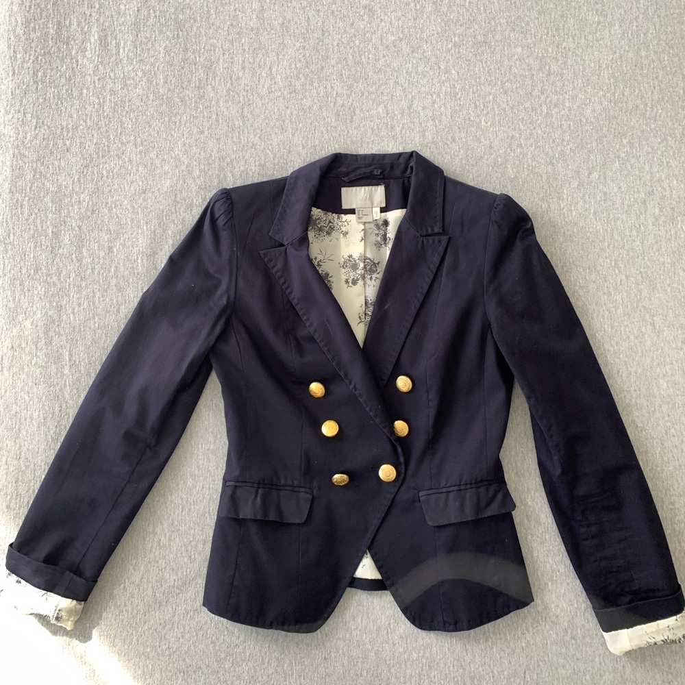 H&M woman’s double breasted blazer